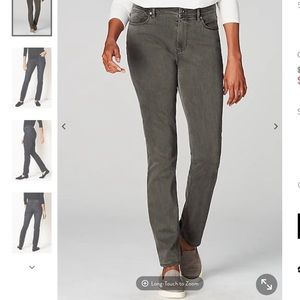 JJill Straight Leg High Waist Jean Size 8